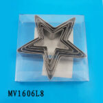 5Pcs Cookie Mould In Pvc Box