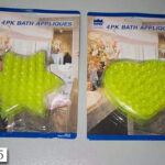 4Pc.Rubber Bath Appliques