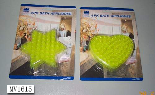 MV1615 4Pc.Rubber Bath Appliques