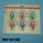 Hang Hooks W/6Pcs Cupules