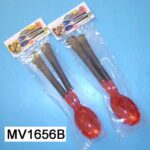 2Pc Salad Spoon Soft Handle