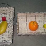Wire/Wicker Fruit Basket