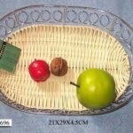 Chrome Fruit Basket W/Intertexture Bottom