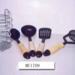4Pcs Nylon Kitchen Tools+Rack