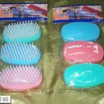 3Pcs Platic Brush In Poly Bag