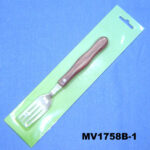 Fork W/ Wooden Handle Insert Card