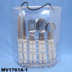 24Pcs Cultery Set + Holder In Pvc Box