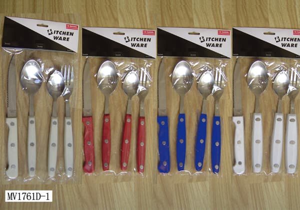 MV1761D-1 4Pc Cuttlery Set Pbh(Pvc Bag)