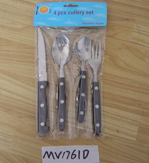MV1761D 4Pc Cuttlery Set Pvc Bag Pbh