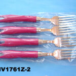4Pcs S/S  Fork Pvc Bag W/Head Card