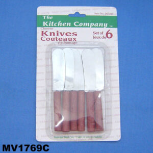 6Pcs Cheese Knife Set B/C