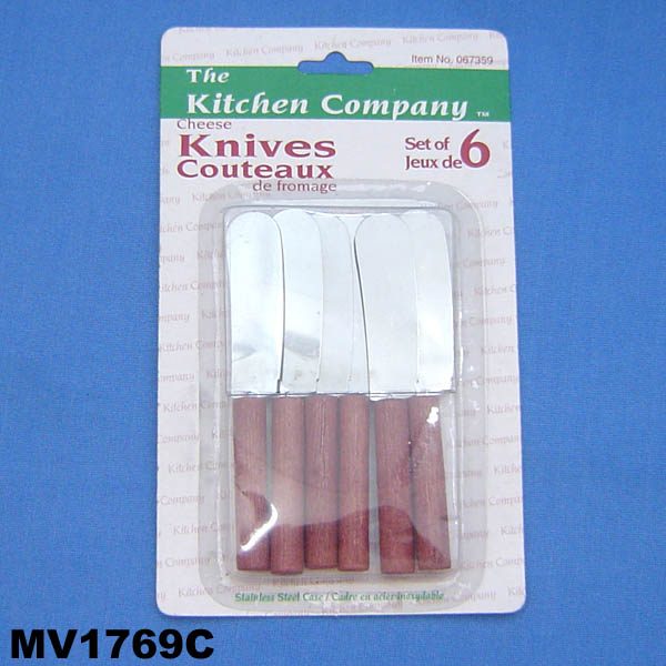 MV1769C 6Pcs Cheese Knife Set B/C