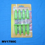 8Pcs Corn Fork Pp Plastic Handle B/C