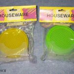 4Pcs Plastic Cushion 9Cm In Pvc Bag W/Hang Card