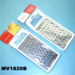 Plastic Flat Grater Big Hole In Polybag W/Hang Card