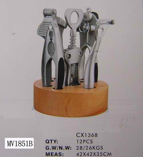 MV1851B 5Pcs Kitchen Tools & Block Set