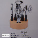 5Pcs Die-Casting Kitchen Tools & Block Set