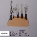 4Pcw Die-Casting Kitchen Tools & Block Set