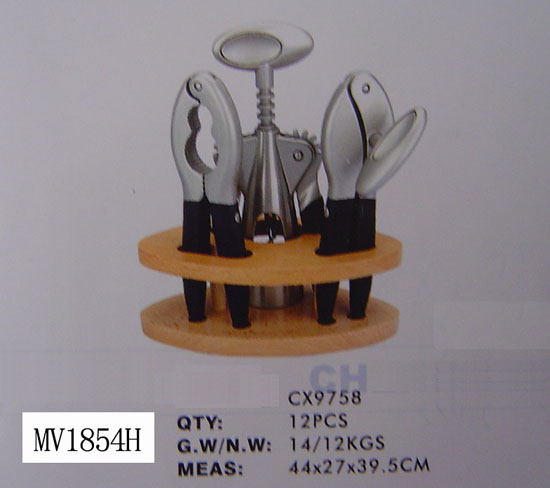 MV1854H 3Pcs Die-Casting Kitchen Tools & Block Set
