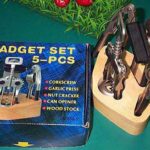 5Pcs Die-Casting Kitchen Tools & Block In Colour Box Set