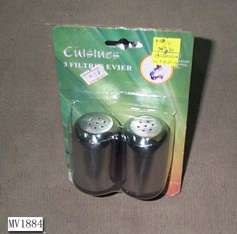 MV1884 2Pcs S/S Salt Pot B/C