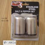 2Pcs Salt Pepper Holder S.Steel