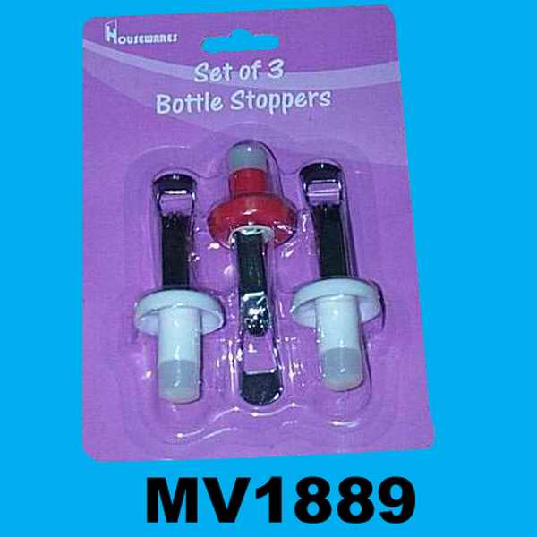 MV1889 3Pcs Wine Bottle Plug (At198) B/C