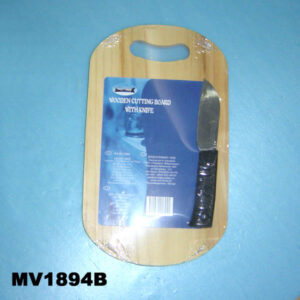 Wooden Cutting Board W.Knife Shrink
