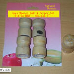 4Pcs Wooden Salt & Pepper Set B/C