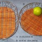 Chrome Fruit Basket W/Intertexture Bottom
