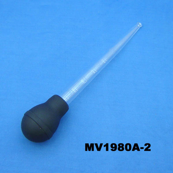 MV1980A-2 11"Oil Inhaler (Baster) In Pvc Bag W/Hang Card