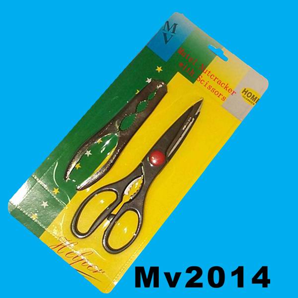 MV2014 Metal Nutcracker & 9110 Scissors B/C