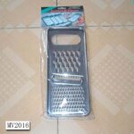 3 Function S/S Flat Grater In Pvc Bag W/Hang Card