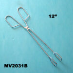 12"Chrome Food Tongs