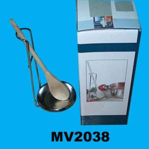 Wooden Spoon W/Holder In Colour Box
