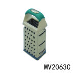 9In.Grater With Rubber  Strainless  Handle