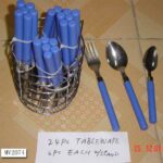 24Pcs Cutlery Set W/Holder