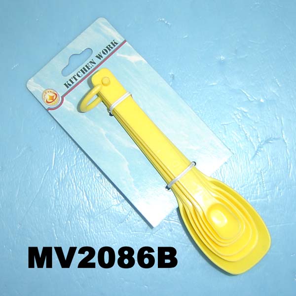 6Pc Plastic Measure Spoon