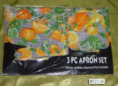 3Pcs Apron Set In Bag