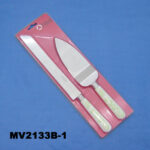 Cake Slicer 2Pc Set D/B Handle W/Colour Printing