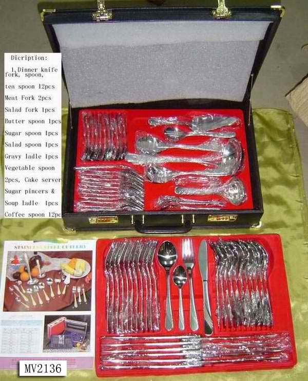 72Pcs S/S Cutlery Set In Case