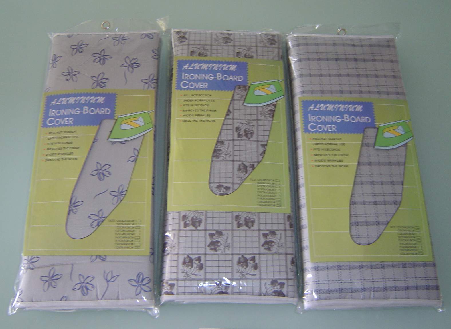 MV2166B 132X48Cm Iron Board Coverr Pad Aluminium - 6Mm Thickness More Ship 40Pc Free