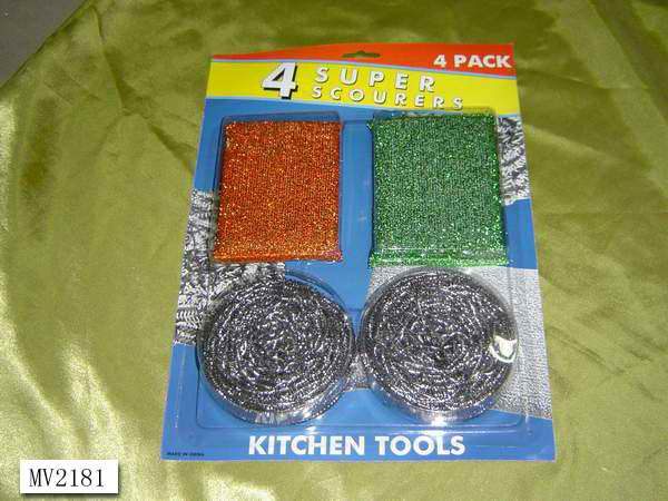 MV2181 4Pcs Scourer Set B/C