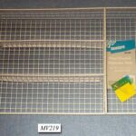 37X27 Vinyl Coated Cutlery Basket W/4 Grill