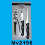 Opener W/2Pc Knife Set B/C