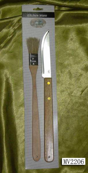 MV2206 Bbq Knife & Brush B/C
