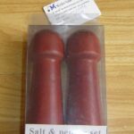 2Pc Salt&Pepper Wooden In Pvc Box
