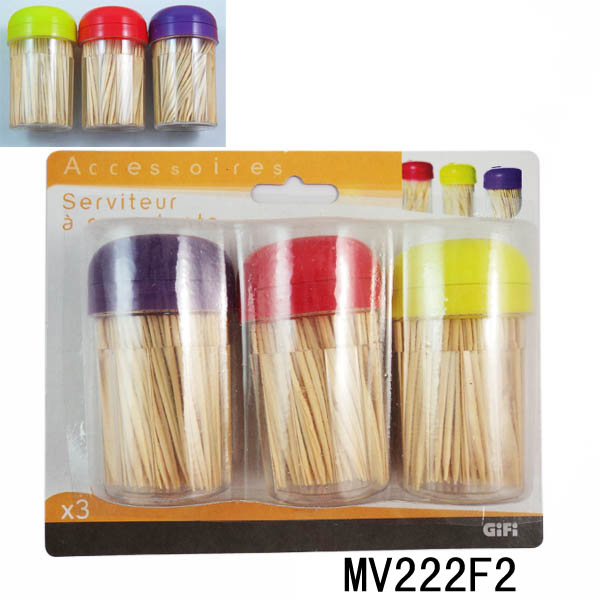 MV222F2 Set Of 3 Toopick Set 300Pcs