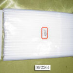 100Pcs Flexible Drinking Straws In Pvc Bag