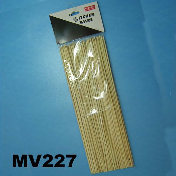 MV227 12 In.Bamboo B.B.Q.Skewer 100Pcs Pbh